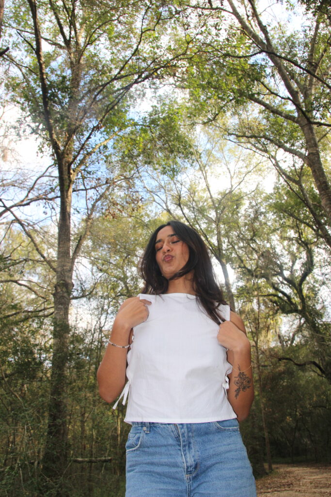 Reversible Apron Top