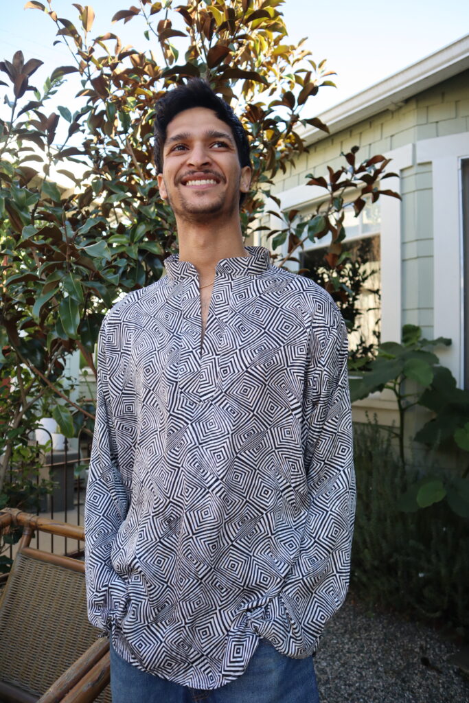 Patterned Short Kurta
