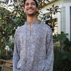 Patterned Short Kurta
