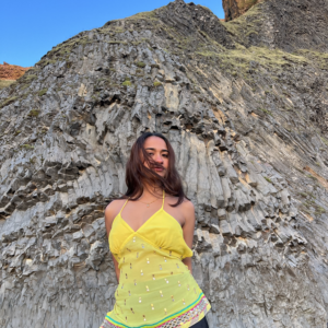 Embroidered Tank Top Set w/ dupatta & mini skirt