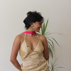 Embroidered Tank Top w/ dupatta