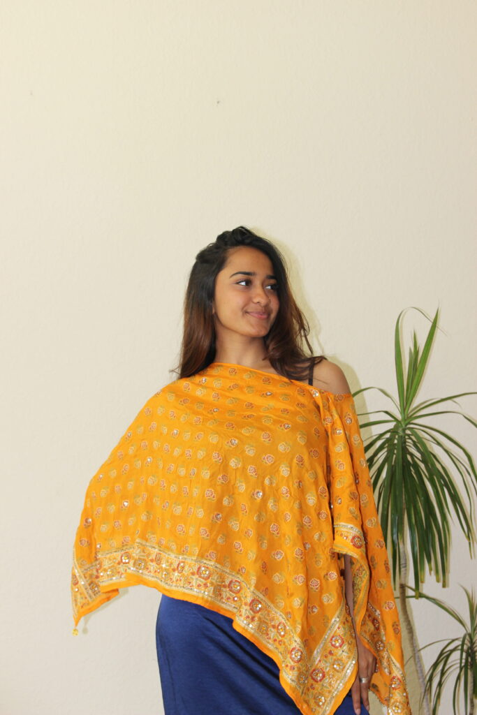 Printed Poncho