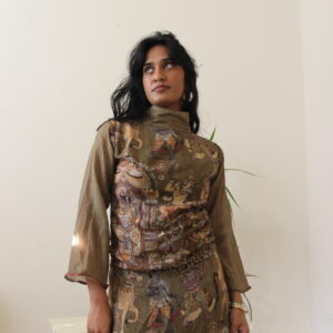 Printed Skirt & Top Set